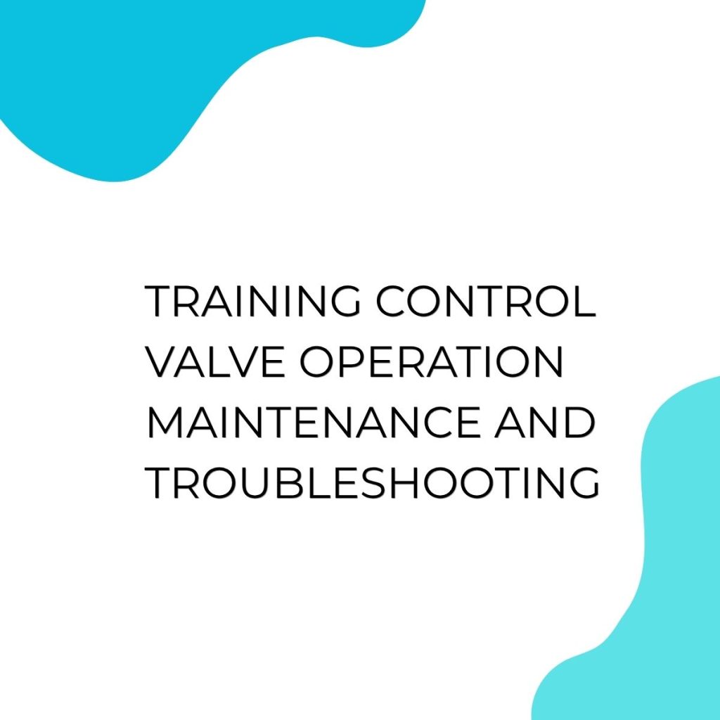 TRAINING CONTROL VALVE OPERATION MAINTENANCE AND TROUBLESHOOTING pelatihan CONTROL VALVE OPERATION MAINTENANCE AND TROUBLESHOOTING di jogja