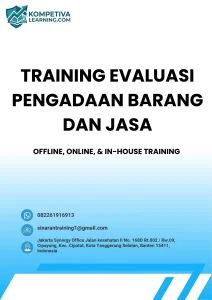 TRAINING EVALUASI PENGADAAN BARANG DAN JASA pelatihan EVALUASI PENGADAAN BARANG DAN JASA di jogja