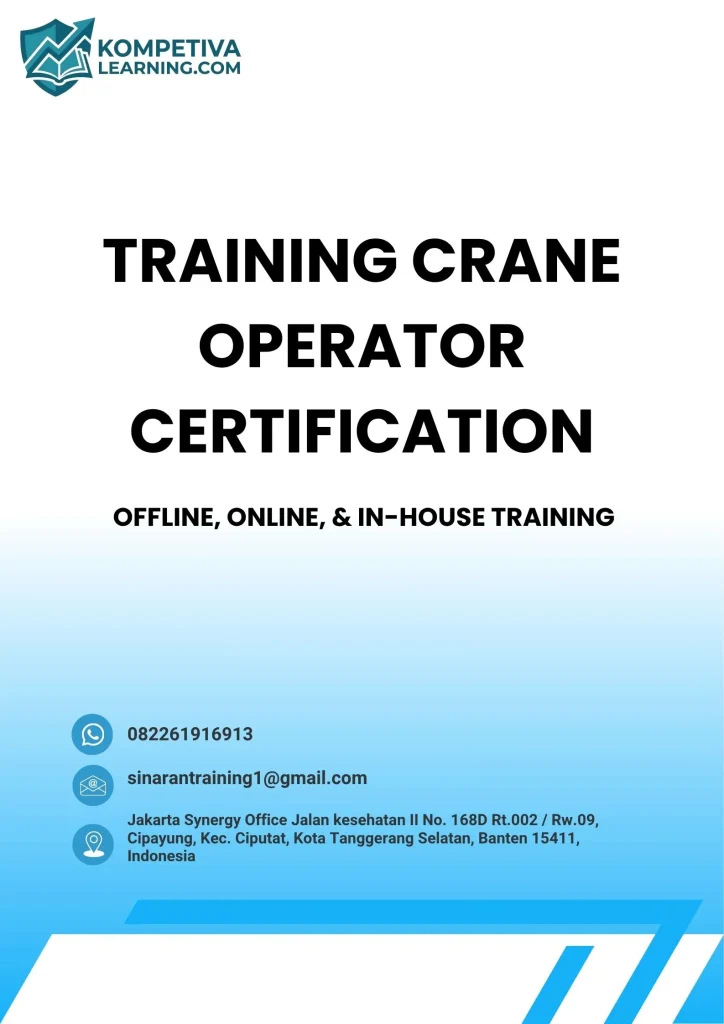 TRAINING CRANE OPERATOR CERTIFICATION pelatihan CRANE OPERATOR CERTIFICATION di jogja