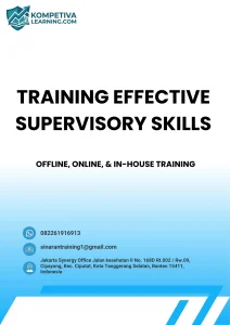 TRAINING EFFECTIVE SUPERVISORY SKILLS pelatihan EFFECTIVE SUPERVISORY SKILLS di jogja