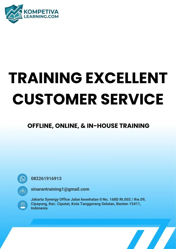 TRAINING EXCELLENT CUSTOMER SERVICE pelatihan EXCELLENT CUSTOMER SERVICE di jogja