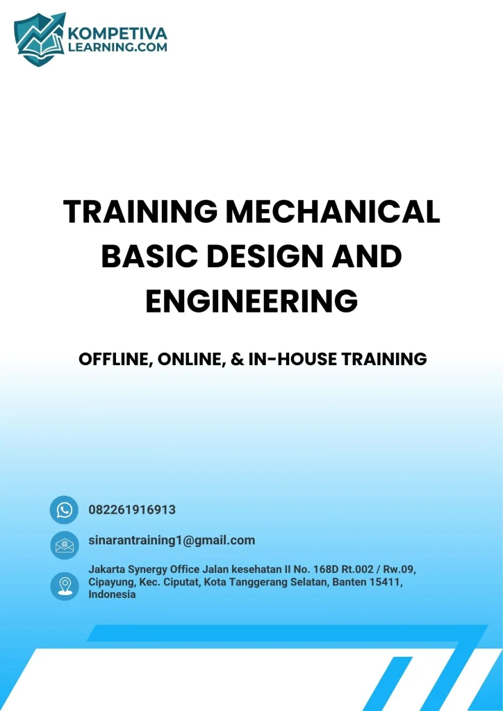 pelatihan MECHANICAL BASIC DESIGN AND ENGINEERING di jogja