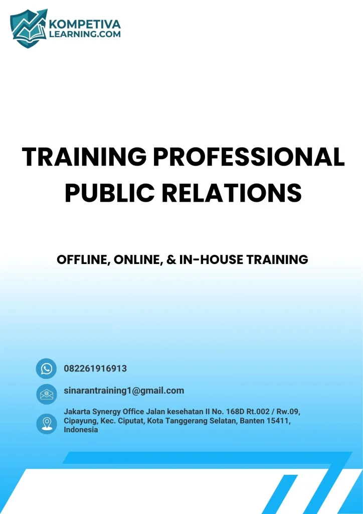 pelatihan PROFESSIONAL PUBLIC RELATIONS di jogja